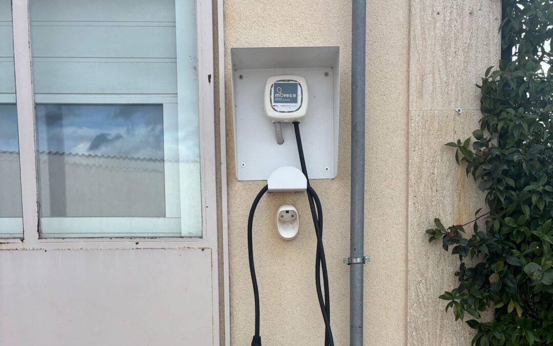 Instalación de un Punto de Carga para Vehículos Eléctricos en Aspar «La Besana» financiado por el Programa MOVES III